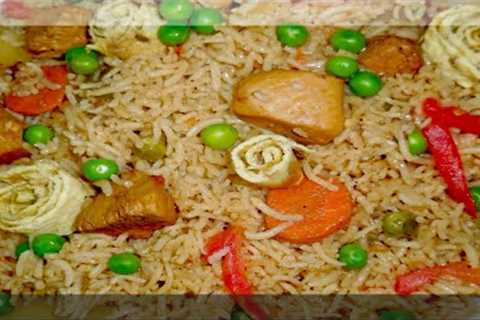 Chicken and Vegetables Pulao Recipe mtow/delicious allo mater chicken pulao