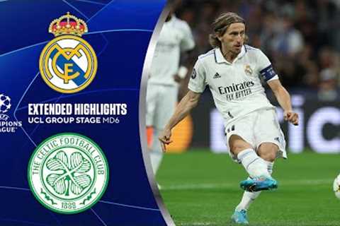 Real Madrid vs. Celtic: Extended Highlights | UCL Group Stage MD 6 | CBS Sports Golazo