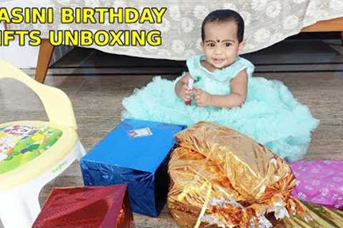Hasini's 1st  Birthday Gifts Unboxing | Princess Hasini