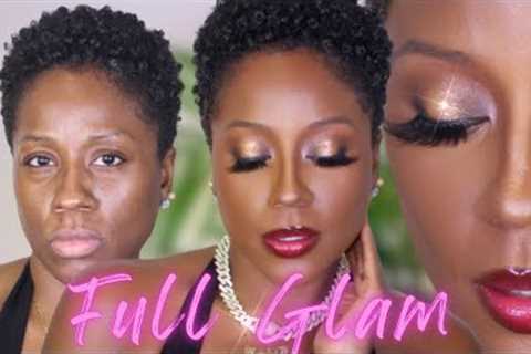 Soft Glam for Beginners 😍 Gold Glitter Eye Shadow Tutorial | Step by Step Makeup