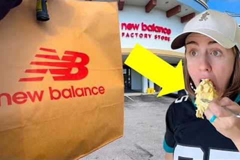 CRAZY NEW BALANCE FACTORY STORE SNEAKER DEALS &amp; Cheating On WAFFLE HOUSE!