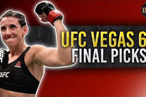 UFC VEGAS 64 PICKS | DRAFTKINGS MMA PICKS