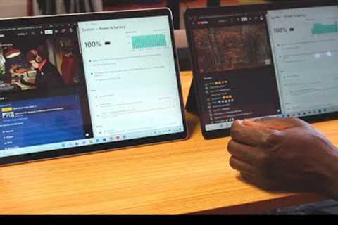 Surface Pro 9 Battery Test 3 Hours ARM VS Intel