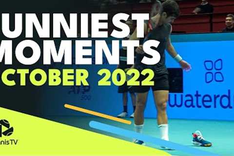 Djokovic Forgets Score, Bublik Crowd Conductor &amp; Much More! | Funniest Tennis Moments October..