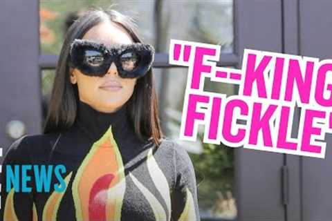 Kim Kardashian CLAPS BACK at Kanye West Fans For Mocking Flame Outfit | E! News