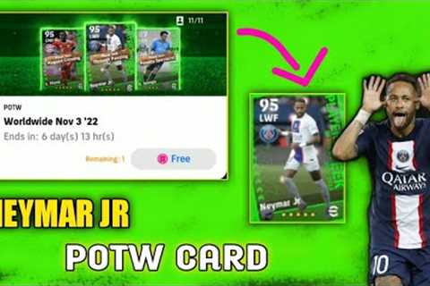 FINALLY  NEYMAR 🇧🇷🔥 POTW CARD ARRIVED 🤩