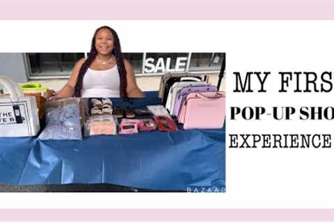 MY FORST POP-UP SHOP EXPERIENCE🛍