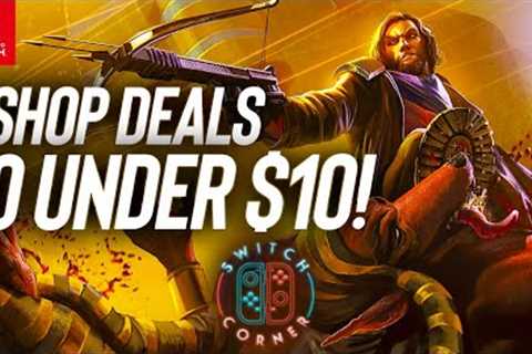MASSIVE Nintendo ESHOP Sale Live Now! 10 Under $10! Nintendo Switch ESHOP Deals!