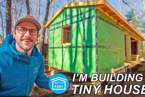 I'M BUILDING A (not so tiny) TINY HOUSE! // Part 1: Permits &amp; Site Prep