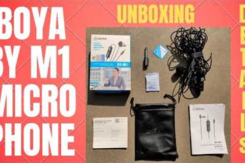 BOYA BY M1 MICROPHONE UNBOXING And Testing || Best mic For youtube Videos || Youtubers || Vlogging |