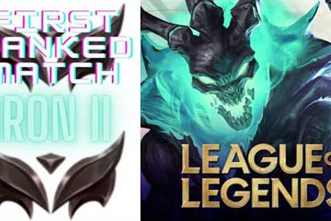 DESTROYED in My First Ever Ranked Match - League of Legends Match Lowlights