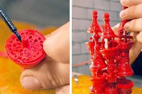 Creating Chess From Wood And Metal || Awesome DIY Wooden Crafts By Wood Mood