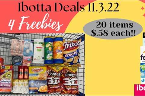 Ibotta Haul 11.3.22| #Ibotta Deals| 4 FREEBIES| New Rebates|Household Items &amp; More