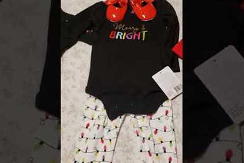 Baby Girl Clothing Haul...Christmas Outfits.  My family Christmas Gifts are Already Ready!