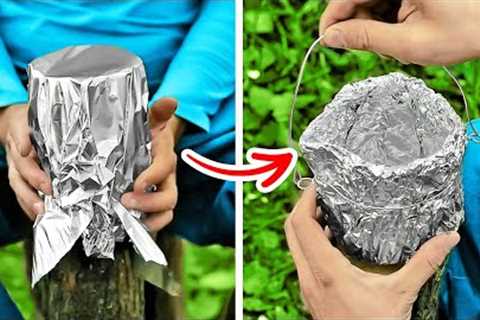 How To Survive Alone In The Forest || Clever Camping Hacks