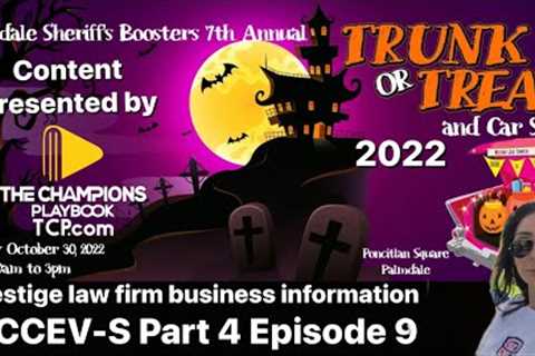 Prestige Law Firm Palmdale CA - Business Information Trunk or Treat 2022 CCEV S Part 4 EP9