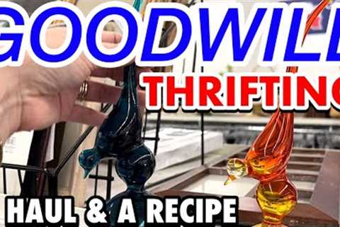 THRIFT WITH ME at Goodwill for home decor + THRIFT HAUL * Thrifted kitchen time!