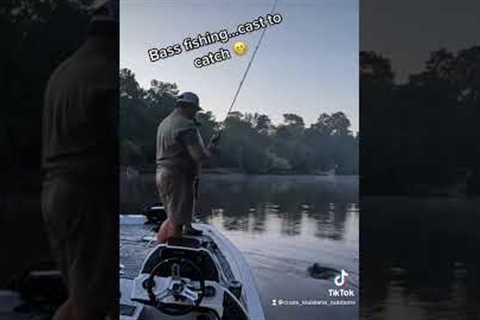 Bass Fishing Cast to Catch 😁 #shorts #fishing #bassfishing