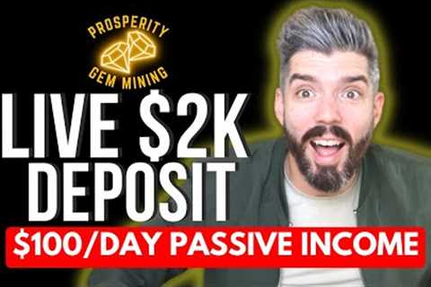Nov 4th Update: Live $2K Deposit into PGM | Crypto Passive Income Strategy Earns $100 a Day