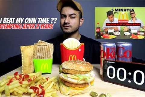 McDONALD's MEAL CHALLENGE | Can I beat Bhanu Bhiya's record?? Reattempting an 2 years old challenge