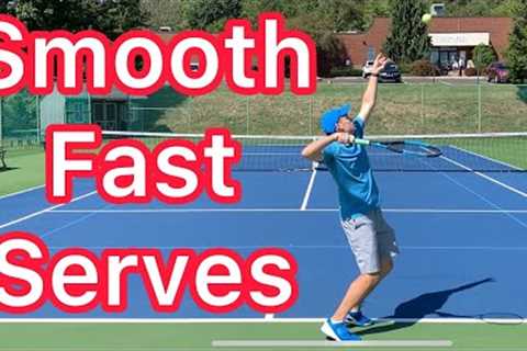 How To Hit Smooth And Fast Serves (Pro Tennis Technique)