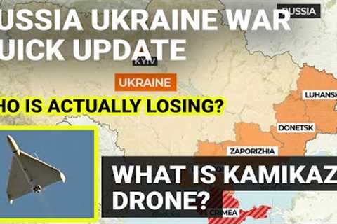 Russia Ukraine war quick update | What is Kamikaze / Shahed drone | Geopolitics