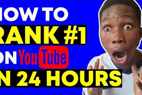 YouTube SEO 2022 - How To Rank YouTube Videos In Just 24 Hours (Full YouTube SEO Tutorial)
