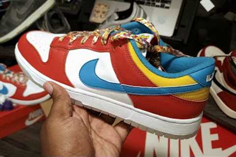 EARLY LOOK | NIKE DUNK LOW LEBRON × FRUITY PEBBLES | IN HAND REVIEW