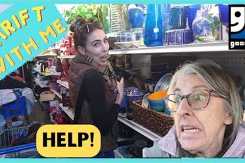 She Almost Dropped Them - Thrift With Me in San Diego - Goodwill Shopping