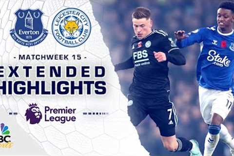 Everton v. Leicester City | PREMIER LEAGUE HIGHLIGHTS | 11/5/2022 | NBC Sports