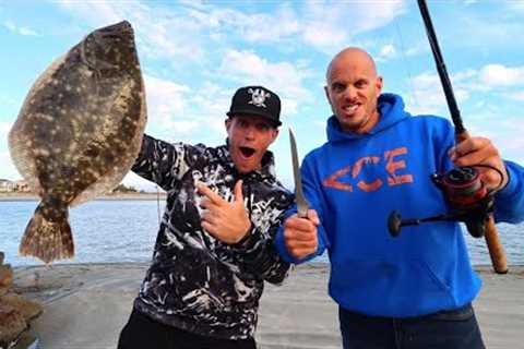 Catch n' Cook FLOUNDER in MONKEY Sauce!