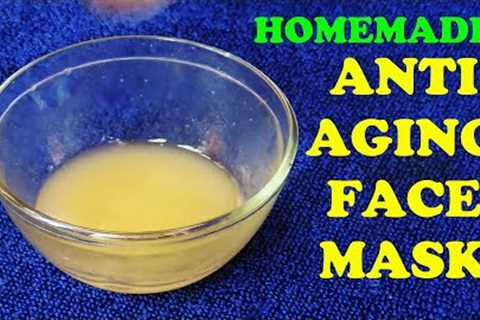 DIY ANTI AGING FACE MASK | TRY SOME EASY NATURAL REMEDIES FOR WRINKLES AND SAGGING SKIN AT HOME