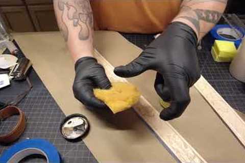 Antiquing Tooled Leather, a quick tutorial