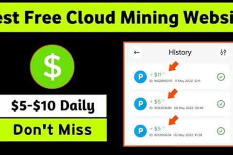 Best Free Cloud Mining Website 2022 || Live Payment Proof || 100% Free Cryptocurrency Mining Website