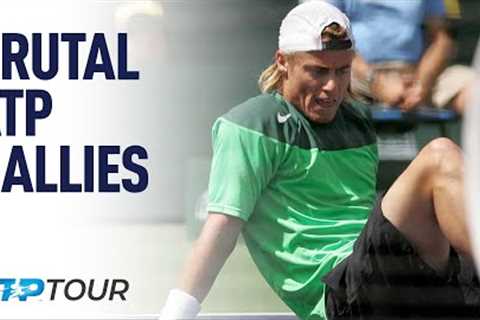 Brutal Tennis Rallies | THE BEST OF | ATP