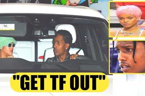 Asap Rocky EXPLODES in ANGER as he THROWS Rihanna OUT OF THE CAR in a TOXIC argument at gas station