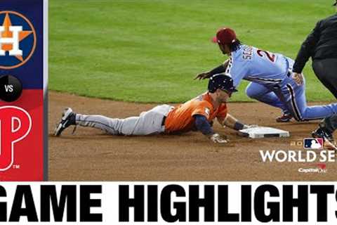 Astros vs. Phillies World Series Game 5 Highlights (11/3/22) | MLB Highlights