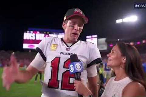 Tom Brady Post Game Interview, Press Conference CBS Week 9, Buccaneers Beat LA Rams 16-13 | NFL
