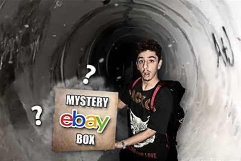 Unboxing a $1,000 EBAY HAUNTED MYSTERY BOX! **IN THE HAUNTED TUNNEL**