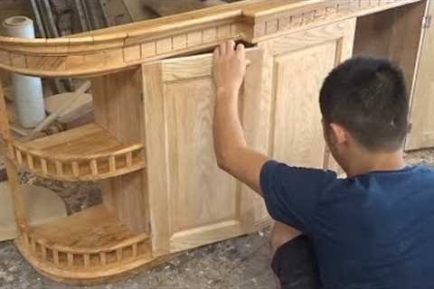 Amazing Techniques Carpenters Woodworking Peak Skills - Build A Modern Kitchen Cabinets Beautiful
