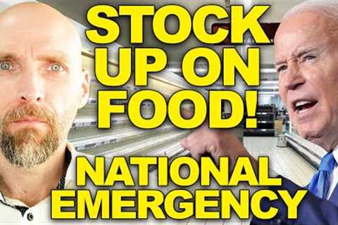 NATIONAL EMERGENCY. STOCK UP ON FOOD IF YOU CAN. THE FUEL SHORTAGE IS HERE.