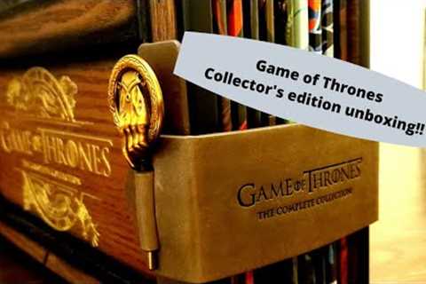 Game Of Thrones Complete Collection: Collector's edition Blu Ray Unboxing