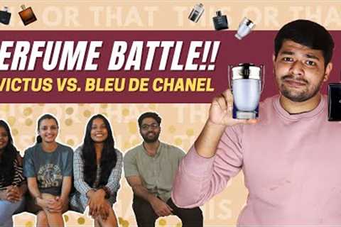 FRIENDS JUDGE MY MOST EXPENSIVE PERFUMES!! Paco Rabanne Invictus vs. Bleu De Chanel!