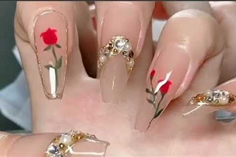 Manicure tutorial - manicure - DIY nail art at home - nail art tutorial #73