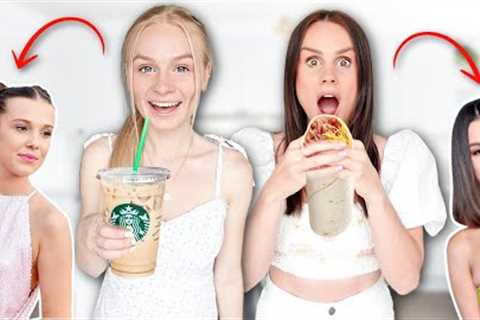 WE ATE LIKE CELEBRITIES FOR 24hrs | Family Fizz