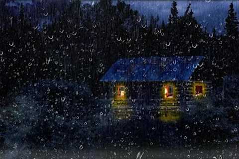 Reduce Stress With The Sound Of Rain And Light Thunder At Night - Rain Sounds For Sleeping ASMR