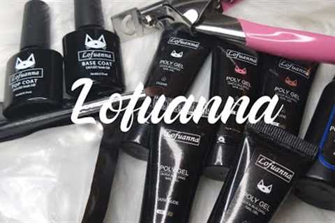 Product Review Lofuanna |Beginner Friendly| How to use poly gel | extension kit