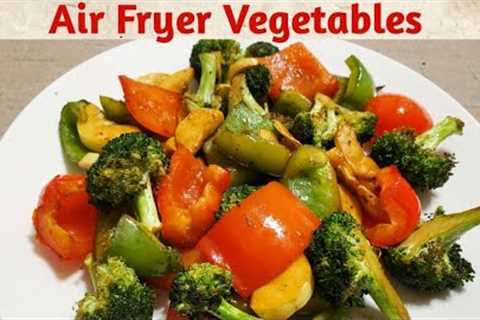 Air Fryer Vegetable Recipe | Weight Loss Diet Recipe | Healthy Air Fryer Mixed Vegetable