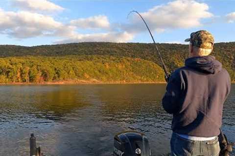 LAKE TROUT bite is on at RAYSTOWN LAKE! (How To) (Fall Fishing)