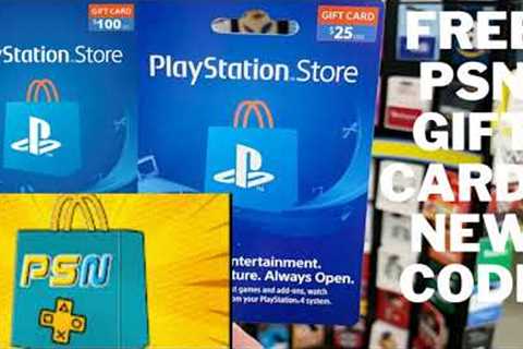 Free PSN Codes 2022 ✅ Free PS4 Games Using Free PSN Codes 06 November 2022 🔥Free PSN Codes ♻️
